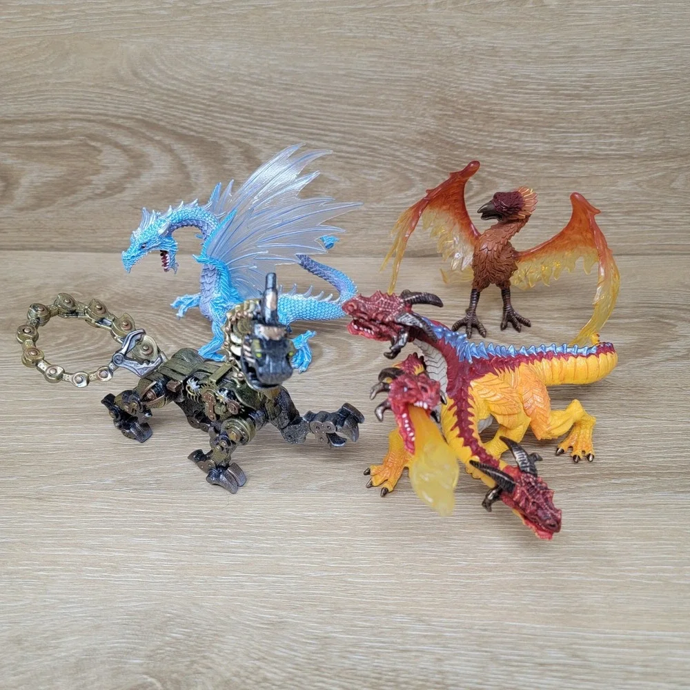 Safari Ltd Lot of 4 Dragons Mythical Magic‎ Fantasy